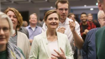Oberbürgermeisterwahl in Flensburg - Vorsichtiger Optimismus bei Simone Lange - 18.09.2022 - Foto Marcus Dewanger