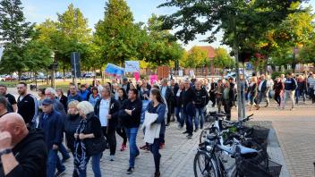 Montags-Demo in Ludwigslust