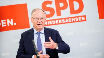Pressekonferenz von SPD-Spitzenkandidat Weil