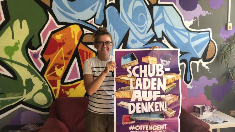 Statt Schubladen Offenheit, wenn es um Begegnung mit anderen Kulturen geht: Leona Bienkt wirbt für Interkulturelle Woche der Samtgemeinde Bersenbrück.