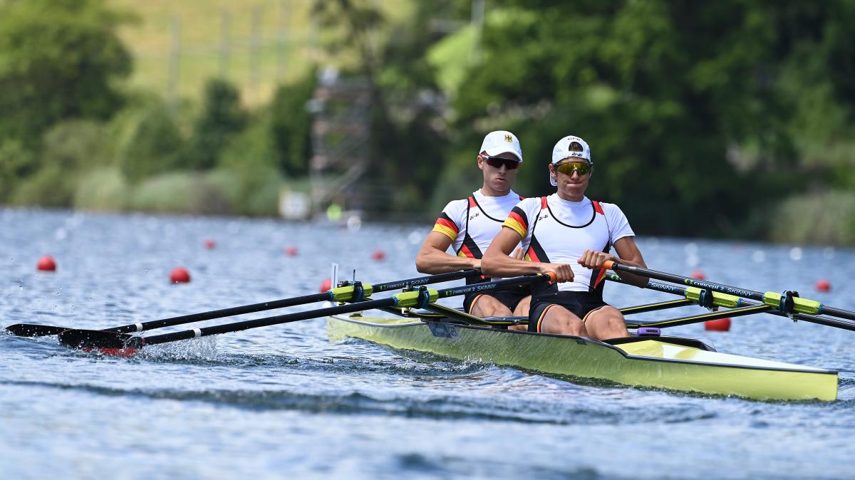 Paul Leerkamp (Osnabrück) startet Samstag im RuderWMBFinale. NOZ