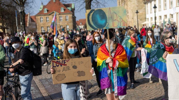 Klimastreik von Fridays for Future unter dem Motto. Foto: Andre Havergo