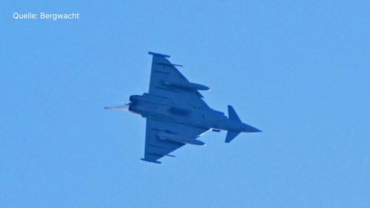Vermisster Bergsteiger: Eurofighter im Einsatz Unknown
