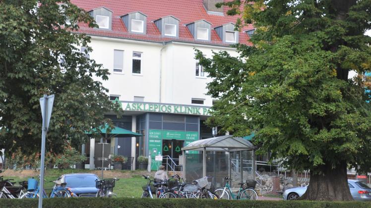 Die Asklepios Klinik Parchim am 22. September 2022