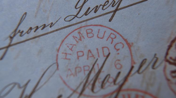 Wertvoller Brief aus Hamburg von 1859 wird versteigert