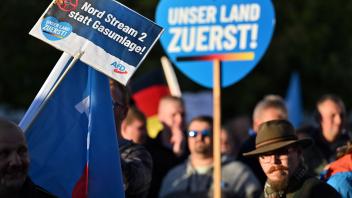 Kundgebung der Thüringer AfD