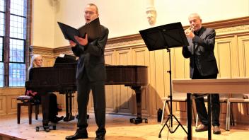 Der Vortrag zum jüdischen Leben in der Prignitz wurde musikalisch untermalt.