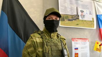 Ukraine-Krieg - Vor Scheinreferendum in Donezk