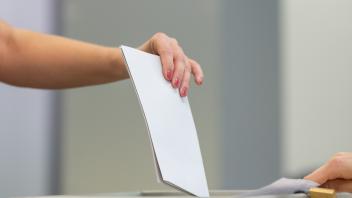 Landtagswahl Sachsen - Wahllokal