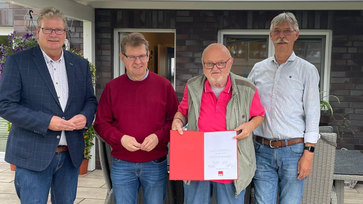 HansJörg Ingwersen gehört der SPD seit mehr als 50 Jahren an