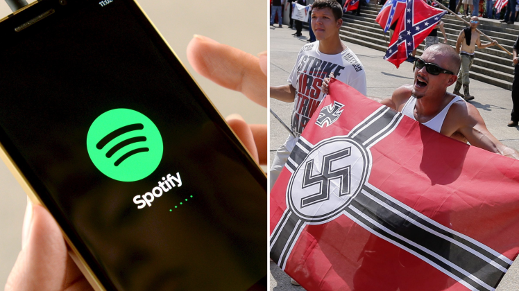 „White Supremacists“ fürchten, dass die Weißen Gefahr liefen auszusterben. Auf Spotify läuft ihre extremistische Musik.