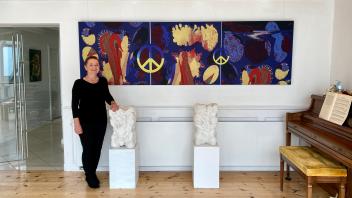 In Dragun lebt und arbeitet die Künstlerin Regina Zacharski. Am 3. Oktober öffnet sie ihr Atelier für Besucher.
