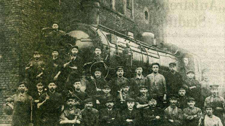 Bahnbetriebswerk Schinkel vermutlich um 1910