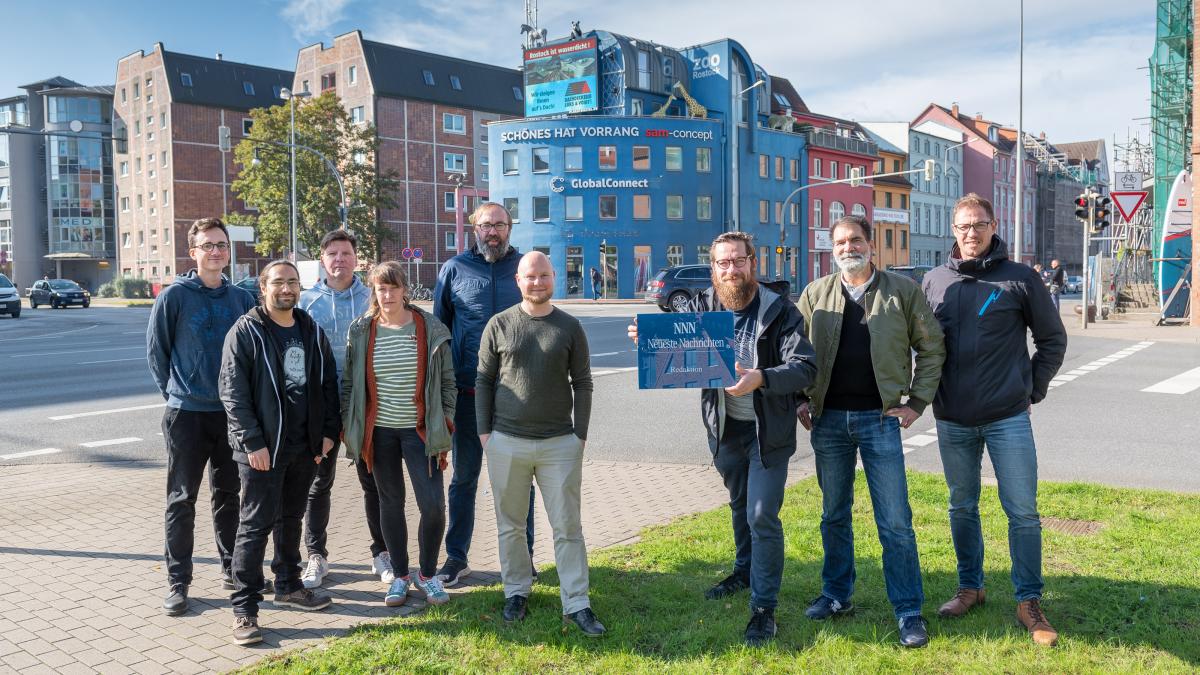 NNNRedaktion zieht in Rostock an neue Büros in der Strandstraße NNN
