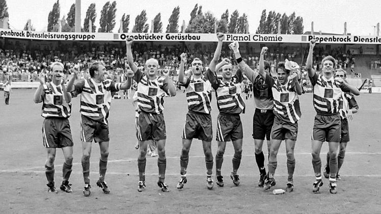 Osnabrück: #Archivfoto_Der VFL Osnabrück gewann am 26.07.1992 mit 6:0 gegen Waldhof Mannheim. 28.09.2022