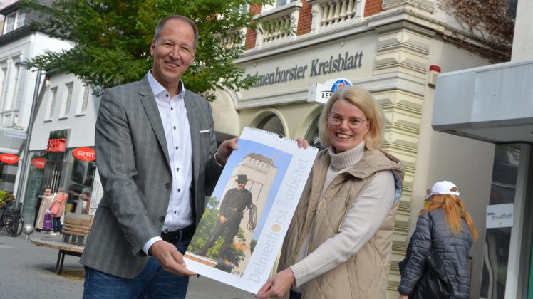 DK-Geschäftsführer Thorsten Schulze und Rotarier-Projektverantwortliche Stefanie Ehlers