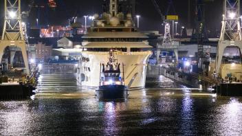 Festgesetzte Luxusjacht «Dilbar» wird nach Bremen verlegt