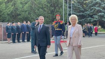 Verteidigungsministerin Lambrecht in Moldau