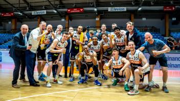 Rostock Seawolves steigen in die Basketball-Bundesliga auf