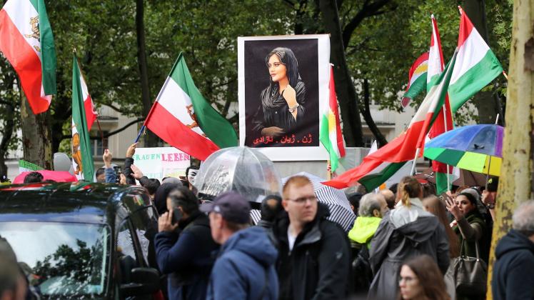 Demonstration gegen das politische Regime im Iran