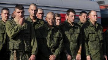 Russische Rekruten in Prudboi