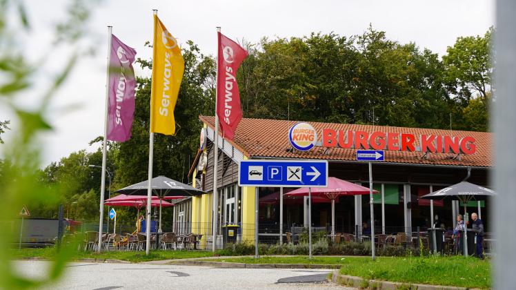 Raststatte Mit Burger King