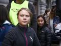STOCKHOLM 20220902 Greta Thunberg pa plats pa Mynttorget i Stockholm da Fridays For Future haller upptakt inför den sto