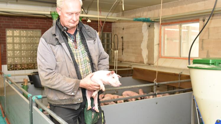 Landwirt Karl Hövels lag mit seinem Hof in Ahlde innerhalb der Sperrzone, die nach dem punktuellen Ausbruch der Afrikanischen Schweinepest in einem anderen Betrieb in Emsbüren Anfang Juli angeordnet und am 5. Oktober wieder aufgehoben wurde.