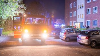Der Solterbeerenhof in Schleswig: Der Feuerwehr-Einsatz stellte sich schnell als harmlos heraus.