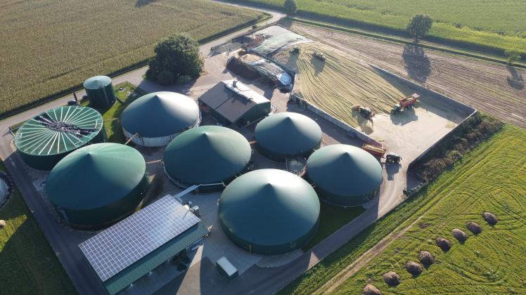 Ein großer Teil des Biogases, mit dem zahlreiche Gebäude im Ortskern von Wietmarschen-Lohne beheizt werden, wird auf dem Gelände der alten Kläranlage an der Straße Kortenberken erzeugt.