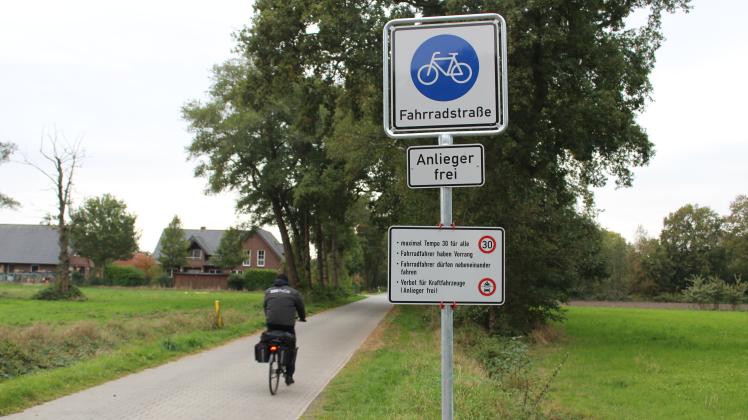 Fahrradstraße Bülte Papenburg