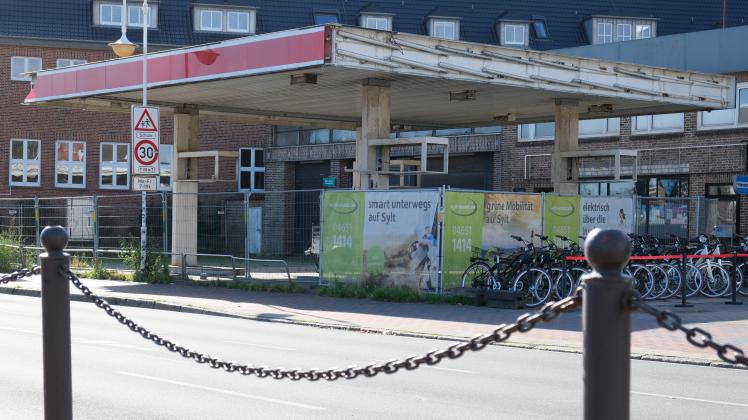 ehemalige Esso-Tankstelle Gelände Bahnhof Westerland