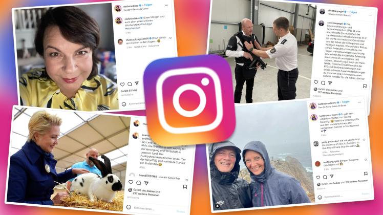Die Landespolitiker in MV präsentieren sich auch auf Instagram - doch wie viel Strategie steckt bei den Postings dahinter?