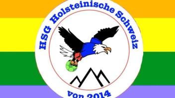 Die bunten Farben stehen bei den Handballerinnen der HSG Holsteinische Schweiz als Logo bei den sozialen Medien Facebook und Instagram.