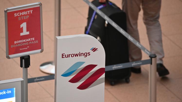 Lage am Flughafen nach Eurowings-Streik