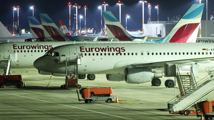 Eurowings-Pilotenstreik um Mitternacht gestartet