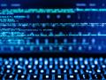 Ein Hackerprogramm ist auf einem MacBook Air geöffnet. Rottweil Baden-Württemberg Deutschland *** A hacker program is o