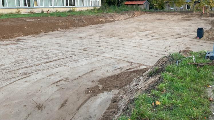 Erste Arbeiten für Rohbau des Dorfgemeinschaftshauses in Ventschow