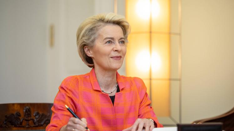 10.10.2022, Tallinn. President of the European Commission Ursula von der Leyen visited Tallinn and Narva on Monday duri