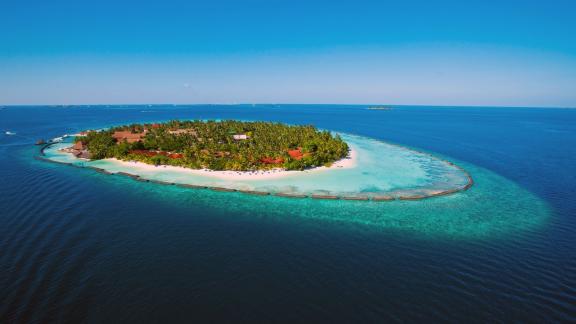 Ein Malediven-Atoll