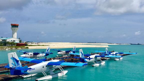 Wasserflugzeuge für Reise von Malé zu Resorts