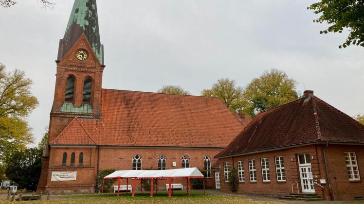 Die Martin-Luther-Kirche in Trittau