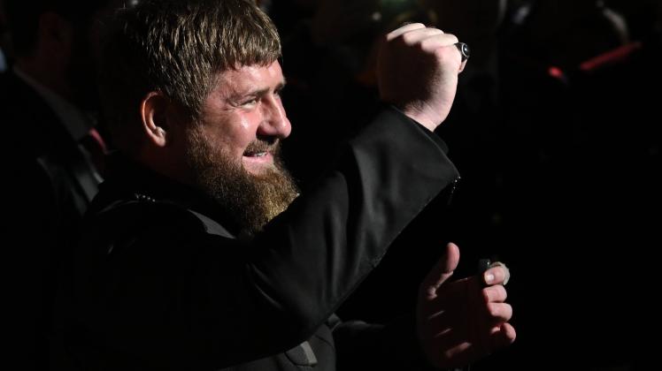 Russia Putin Anniversary Celebration 8291752 07.10.2022 Head of Chechnya Ramzan Kadyrov attends a concert marking the 7