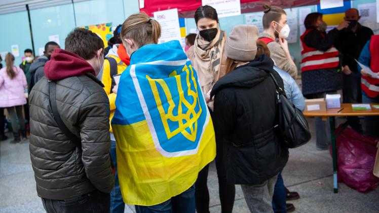 Krieg in der Ukraine - Aufnahme Geflüchteter in München