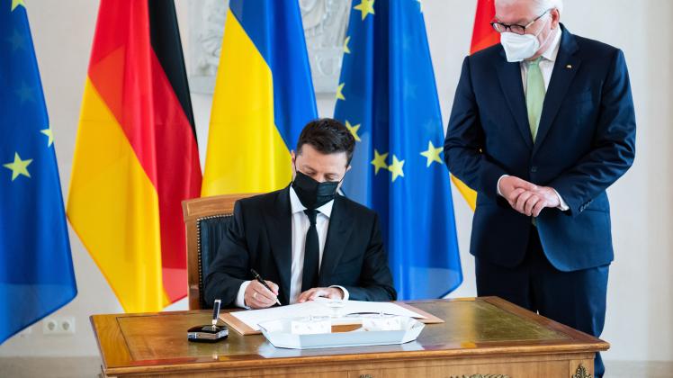 Ukrainischer Präsident Selenskyi in Berlin