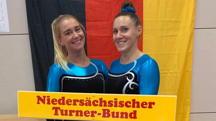 Im NTB-Team beim Deutschland-Pokal der Senioren: Martina Üffing (links) und Ann-Katrin Remmele vom TuS Engter.