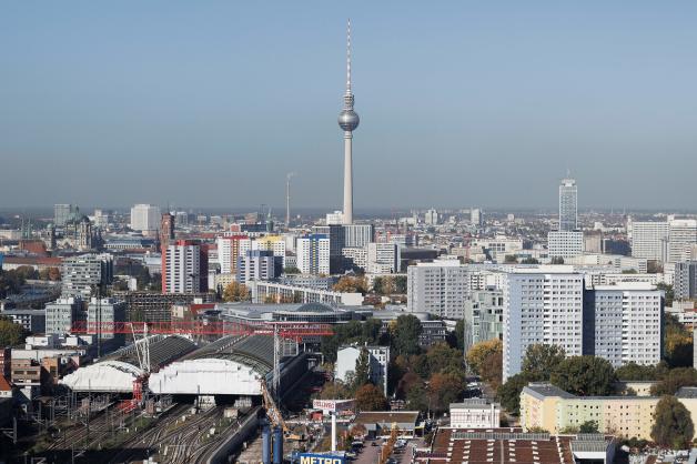Der Blick auf den Berliner Fernsehturm.