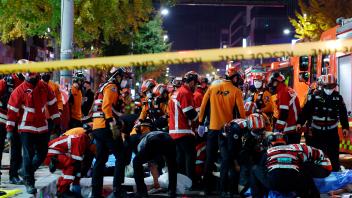 Herzinfarkt bei Halloween-Feiern in Seoul