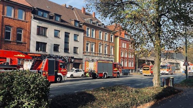 Feuerwehreinsatz an der Osnabrücker Schlosswallhalle
