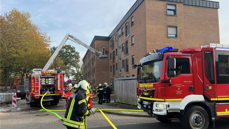 Im Keller eines Mehrfamilienhauses in Nordhorn war am Sonntag ein Brand ausgebrochen